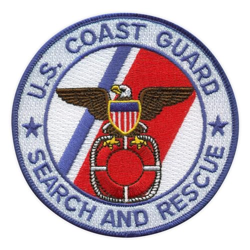 Search and Rescue SAR US Coast Guard - Sew on - Embroidered Patch / Badge / Emblem von Patchion