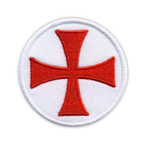 The Templer Cross - Round Patch - Sew-on - Embroidered Patch/Badge/Emblem von Patchion