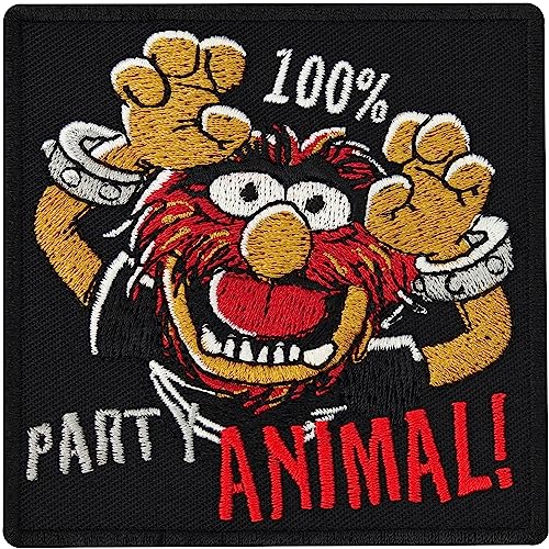 Party Animal Puppets punk Heavy Metal Rockabilly Biker Patch Aufnäher Abzeichen von Patchking