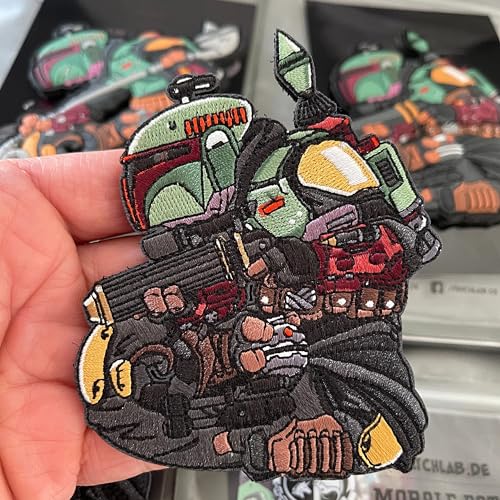 Chamäleon Legion Boba Hunter #6 Fett Stickerei Patch von Patchlab