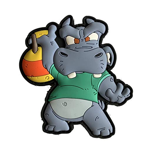 Cross Workout Fitness Hippo Squad - Kettle bell Snatch Patch von Patchlab