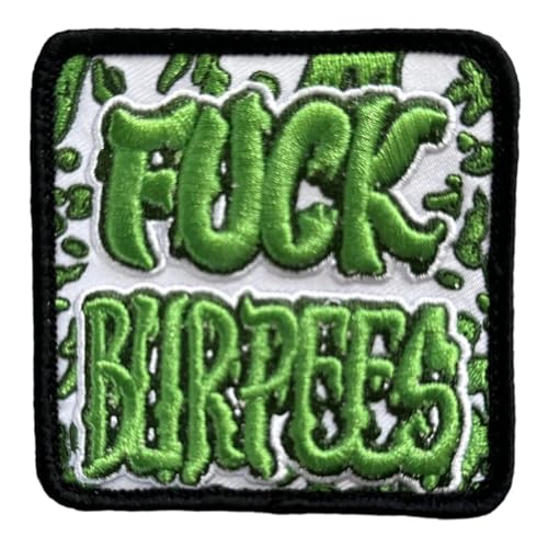 F*CK BURPEES WOD FITNESS GYM SPORT GAMES OPEN Morale Patch von Patchlab