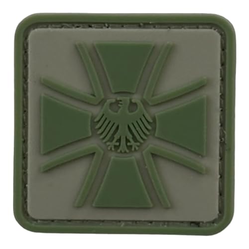 Patchlab Veteranenabzeichen Veteran Bundeswehr Deutschland PVC Morale Patch Respekt Solidarität Heer Marine Luftwaffe mit Hakenklett von Patchlab