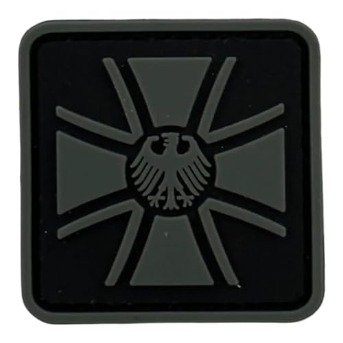 Patchlab Veteranenabzeichen Veteran Bundeswehr Deutschland PVC Morale Patch Respekt Solidarität Heer Marine Luftwaffe mit Hakenklett von Patchlab