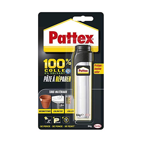 Pattex 1875862 Repair Express Reparaturkleber / Reparaturmasse, Epoxid, 64 g von Pattex