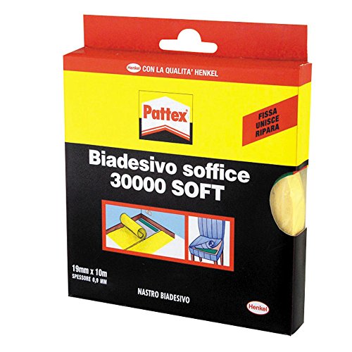 Pattex Biadesivo Soffice Soft Klebebänder, 19 mm x 10 m von Pattex