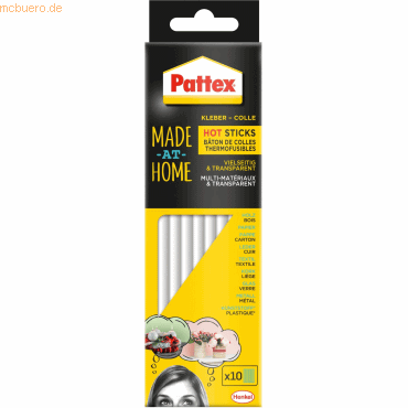 Pattex Heißklebesticks Made at Home VE=10 Stück 200g Pattex Heißklebesticks Made at Home VE=10 Stück 200g von Pattex