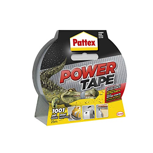 Pattex Power Tape Allzweck-Klebeband, 25 m, Grau von Pattex