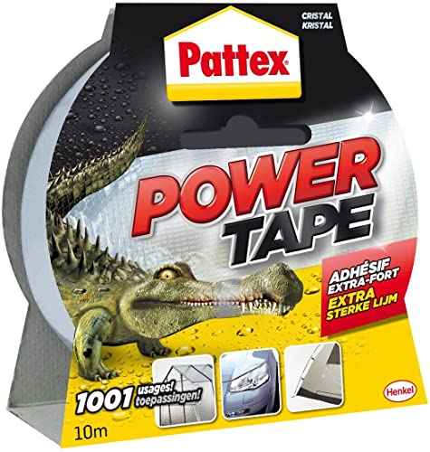 Pattex Power Tape Reparatur-Klebeband in Box, 10 m, transparent von Pattex