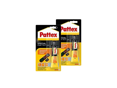 Pattex Spezialkleber Kunststoff, wasser- und temperaturbeständig, 2x30g von Pattex