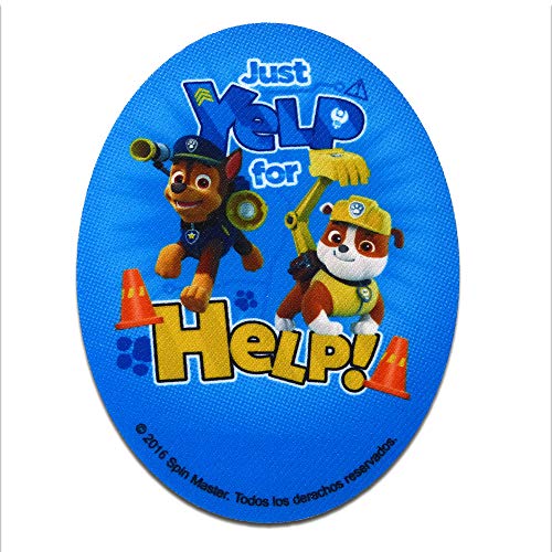 Paw Patrol Just Yelp For Help - Aufnäher, Bügelbild, Aufbügler, Applikationen, Patches, Flicken, Zum Aufbügeln, Größe: 11 x 8 cm von Paw Patrol