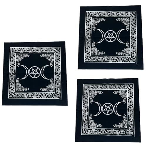 Pawlickio J-Stil 49 X 49 cm Tarot-Tischspiel-Abdeckung, Ritual-Zubehör, Hexenbedarf, Spiel-Abdeckung von Pawlickio