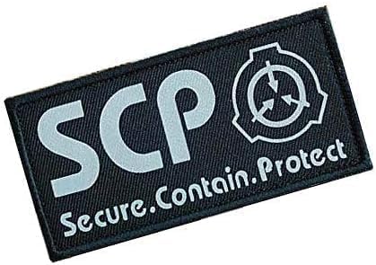 SCP Foundation-Logo, Militär-Logo, Militär, Klettverschluss, Moral leuchtend, taktische Tasche, Zubehör, 1 Stück von Pchnfei