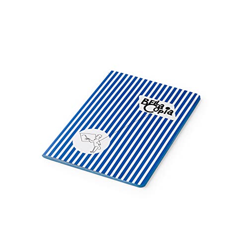 PdiPigna Bella Copia Blue Small Sewn Lined Notebook von PdiPigna