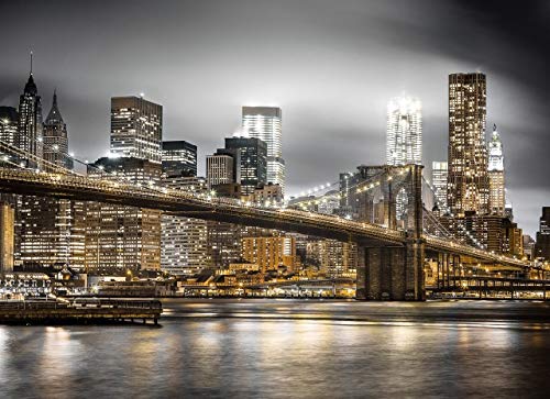 Neu DIY 5d Diamant Malerei Full Kits Voll Bohren New York Brooklyn Bridge Kristall Strass Stickerei Erwachsene Kinder Groß Diamant Painting Bilder Kreuzstich Home Wall Decor Kunsthandwerk 50x60cm von PeBoo