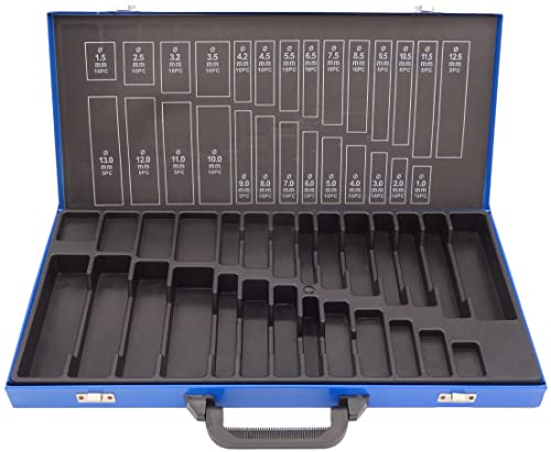 PeTools, Leerbox für Bohrer-Set (230tlg.) Spiralbohrer Metallbohrer Stahlbohrer 1-13mm, Aufbewahrungsbox von PeTools