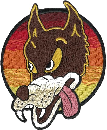 Grateful Dead Jerry Garcia Gitarre Wolf Patch – zum Aufbügeln oder Aufnähen, 7,6 x 8,9 cm von Peace Resource Project