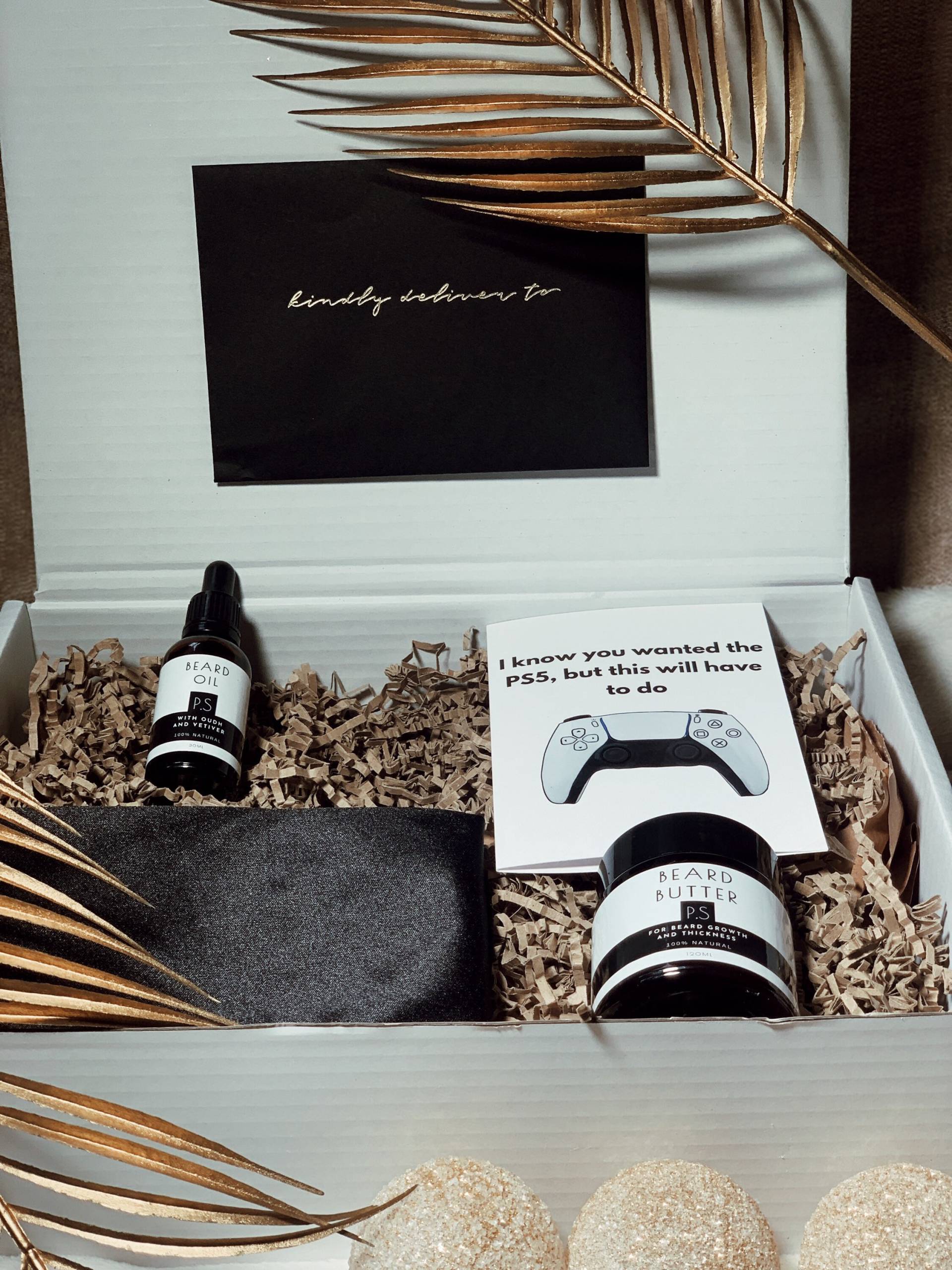 Luxus Natürliche Bartpflege/Selbstpflege Grooming Spa Geschenkbox Für Männer von PeachSalamander