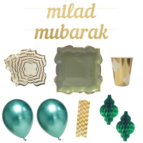 Party In A Box - Milad Mubarak von Peacock Supplies