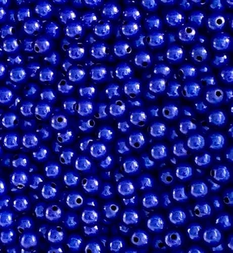 Wunderperlen 10mm mit zauberhaftem Glanz, 50g, Miracle beads, 3d-Illusion (Blau) von Pearly Paradise