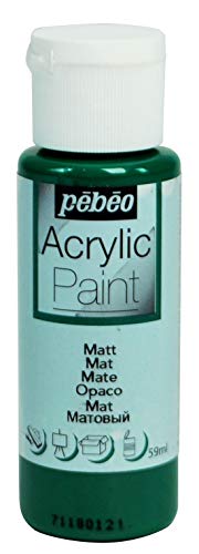 PEBEO Acrylfarbe, 59 ml, matt, D-Grün, acryl, dunkelgrün, (Pack of 1), 59 von Pebeo