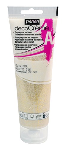 PEBEO Deco AUX, Gold Glitter, 120 ml von Pebeo