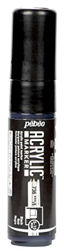 Pébéo 201736 Marker Acryl Spitze 5 – 15 mm Schwarz von Pebeo