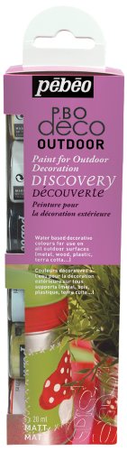 Pebeo 6 x 20 ml Deco Outdoor Discovery Set, sortiert von Pebeo