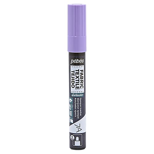 Pébéo 804453 7A Marker, opak, runde Spitze, 4 mm, Pastellviolett von Pebeo