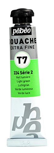 Pébéo Gouache-Farbe, 1 Tube mit 20 ml, Hellgrün von Pebeo