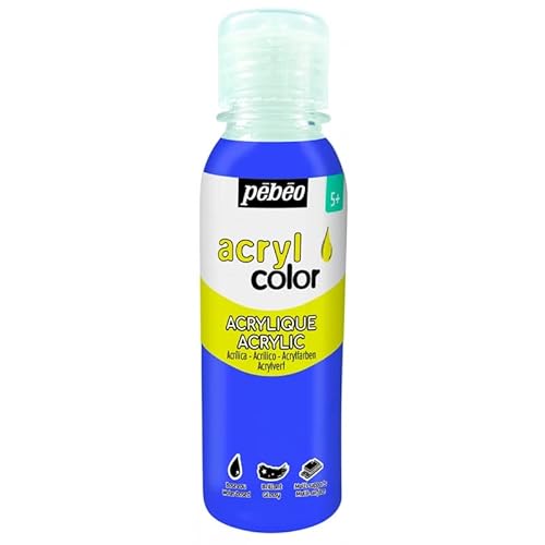 Pébéo Mehrseitige Acrylfarbe - Blau - 150 ml von Pebeo