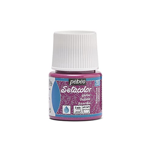 Pebeo Pebeo Setacolor Flasche, für Stoff, Tourmaline-Glitter, 45 ml, hellblau Pebeo Pebeo Setacolor Flasche, für Stoff, Tourmaline-Glitter, 45 ml, hellblau von PEBEO