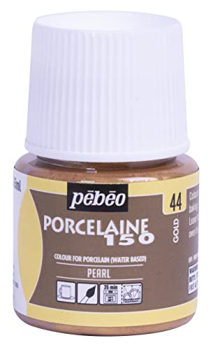 Pebeo Porcelaine 150 Keramikfarbe, goldfarben von Pebeo