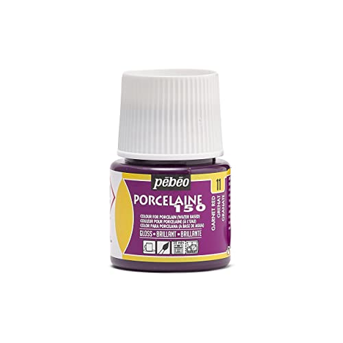 Pebeo Porcelaine 150 Porzellanfarbe, 45 ml, Granat von Pebeo