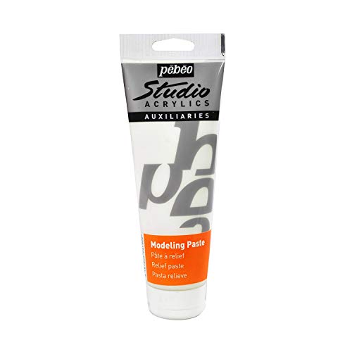 Pébéo Studio Acryl 250 ML Modellierpaste, Weiß, (1er Pack), 250 von Pebeo