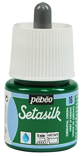 Pebeo Setasilk Vert d'Orient - Seidenmalfarben, Wasserbasis, Flasche, Mehrere Farben von Pebeo