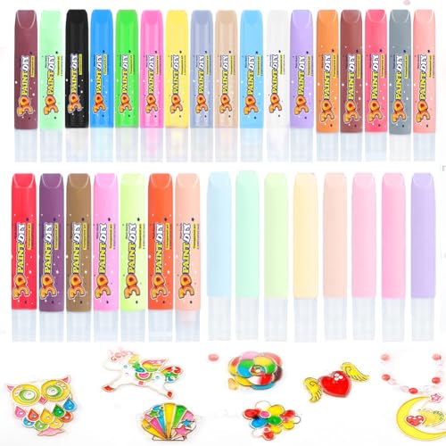 32 Stück Kerzenstifte Wachsstifte für Kerzen 32 x10 ml Candle Pen Candle Pen für Kerzen Kerzen Bemalen Set Candle Pen für Kerzen Kerzen Bemalen Set Kerzen Bemalen Farbe für kerzenwachs 32 Farben von Peelanmall