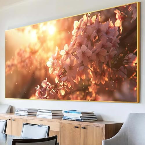 DIY 5D Diamond Painting Erwachsene Blume Diamant Painting Bilder, Baum Diamond Painting Set, 5D Diamond Painting 100x200cm Stickerei Kreuzstich Basteln Erwachsene für Wandzimmer Deko Geschenk 7-D von Peepezo