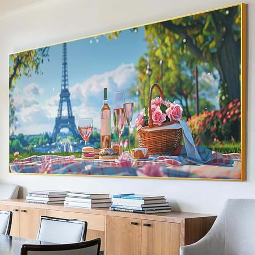 DIY 5D Diamond Painting Erwachsene Blume Diamant Painting Bilder, Landschaft Diamond Painting Set, 5D Diamond Painting 50x100cm Stickerei Kreuzstich Basteln Erwachsene für Zimmer Deko Aesthetic Y-9 von Peepezo