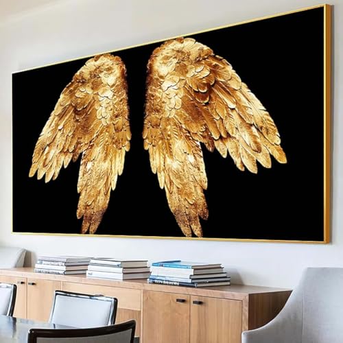 DIY 5D Diamond Painting Erwachsene FlüGel Diamant Painting Bilder, EngelsflüGel Diamond Painting Set, 5D Diamond Painting 30x60cm Stickerei Kreuzstich Basteln Erwachsene für Zimmer Deko Aesthetic U-8 von Peepezo