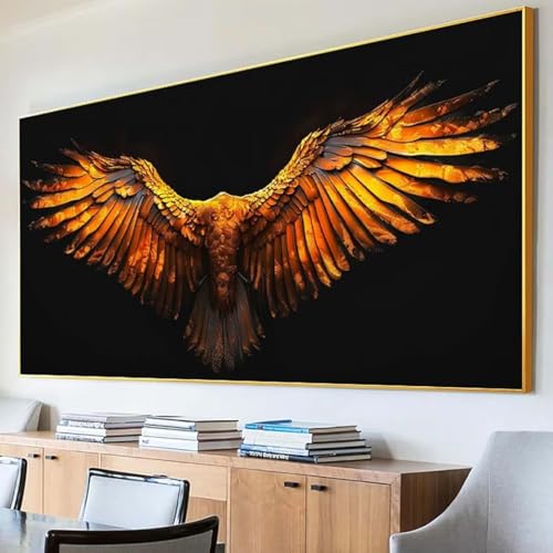 DIY 5D Diamond Painting Erwachsene FlüGel Diamant Painting Bilder, Vogel Diamond Painting Set, 5D Diamond Painting 30x60cm Stickerei Kreuzstich Basteln Erwachsene für Wandzimmer Deko Geschenk 5-E von Peepezo