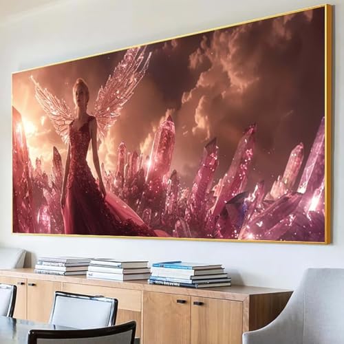 DIY 5D Diamond Painting Erwachsene Frau Diamant Painting Bilder, Engel Diamond Painting Set, 5D Diamond Painting 30x60cm Stickerei Kreuzstich Basteln Erwachsene für Zimmer Deko Aesthetic Geschenk J-G von Peepezo