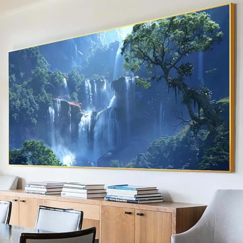 DIY 5D Diamond Painting Erwachsene Landschaft Diamant Painting Bilder, Fallen Diamond Painting Set, 5D Diamond Painting 40x80cm Stickerei Kreuzstich Basteln Erwachsene für Zimmer Deko Aesthetic 2-C von Peepezo