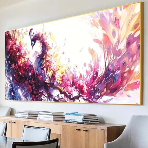 DIY 5D Diamond Painting Erwachsene Tier Diamant Painting Bilder, Blume Diamond Painting Set, 5D Diamond Painting 30x60cm Stickerei Kreuzstich Basteln Erwachsene für Zimmer Deko Aesthetic Geschenk 8-P von Peepezo