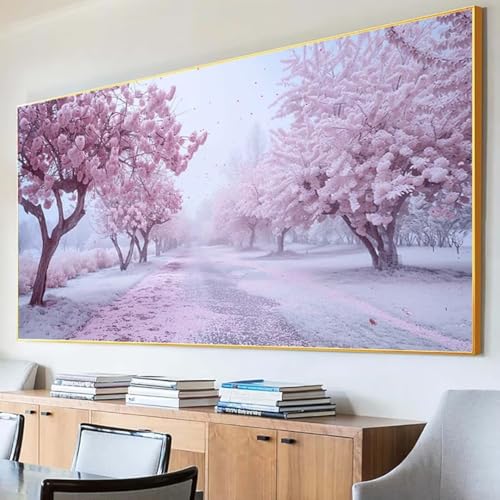 Diamond Painting Baum Diamond Painting Erwachsene Groß XXL 100x200cm Diamant Painting Bilder Set, 5D Diamond Painting Landschaft, DIY Cross Stickerei Diamond-Painting Basteln für Wandzimmer Deko 0-Z von Peepezo