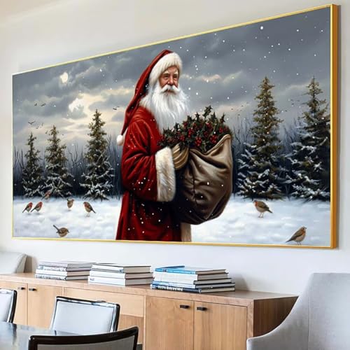 Diamond Painting Baum Diamond Painting Erwachsene Groß XXL 80x160cm Diamant Painting Bilder Set, 5D Diamond Painting Winter, DIY Cross Stickerei Diamond-Painting Basteln, Wandzimmer Deko Geschenk M-1 von Peepezo