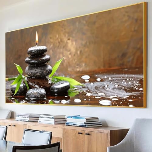 Diamond Painting Blatt Diamond Painting Erwachsene Groß XXL 30x60cm Diamant Painting Bilder Set, 5D Diamond Painting Stein, DIY Cross Stickerei Diamond-Painting Basteln, Wandzimmer Deko Geschenk O-9 von Peepezo