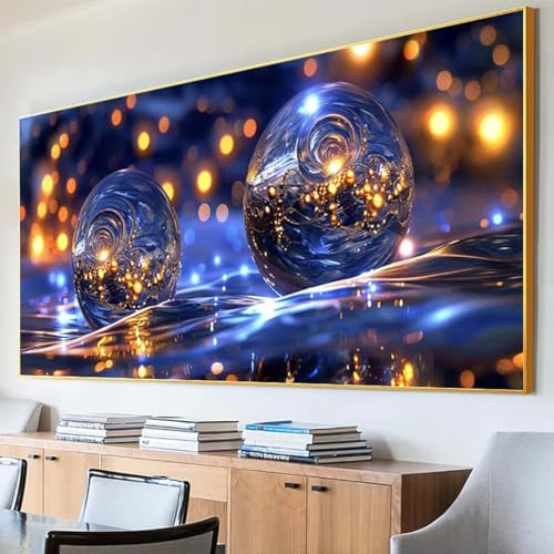 Diamond Painting Sternenhimmel Diamond Painting Erwachsene Groß XXL 100x200cm Diamant Painting Bilder Set, 5D Diamond Painting Meer, DIY Cross Stickerei Diamond-Painting Basteln, Wandzimmer Deko 7-3 von Peepezo