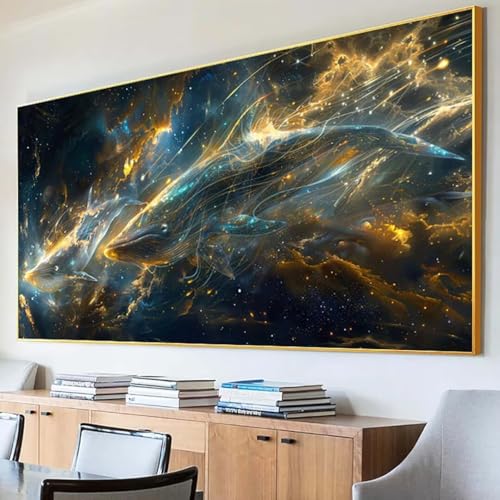 Diamond Painting Sternenhimmel Diamond Painting Erwachsene Groß XXL 100x200cm Diamant Painting Bilder Set, 5D Diamond Painting Tier, DIY Cross Stickerei Diamond-Painting Basteln, Wandzimmer Deko 8-E von Peepezo