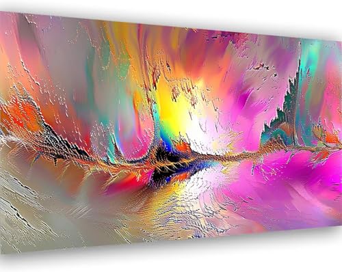 Malen Nach Zahlen Erwachsene Regenbogen Malen Nach Zahlen Landschaft Malen Nach Zahlen ab 10 Jahre ädchen Ölgemälde für Kinder Mit 3-Pinseln und Acrylfarbe Paint by Numbers Ohne Rahmen-30X60CM X-8 von Peepezo